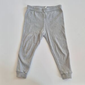 Quincy Mae 2-3yr Teal Ribbed Legging Pants